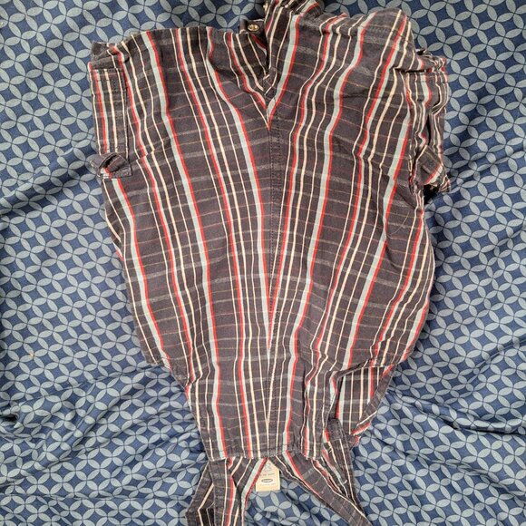 old navy overalls striped 6 to 12 months - Picture 5 of 8